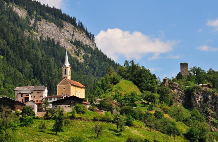 Burg Canaschal, Trin, Switzerland, Switzerland